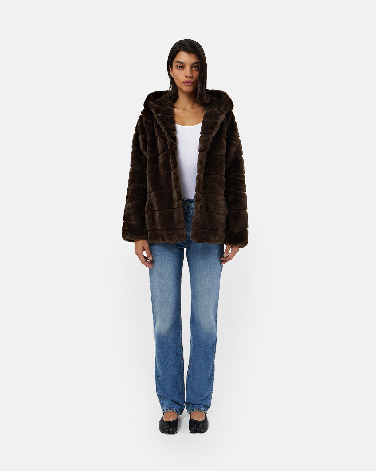 Goldie faux fur jacket deals