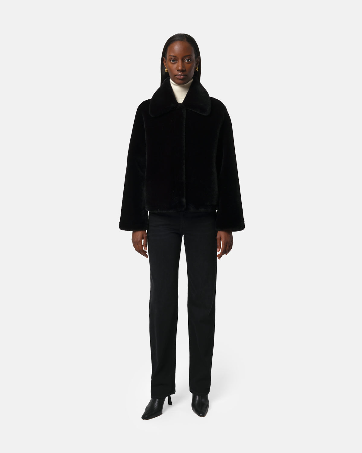 Apparis Elis Coat - Black Apparis Elis Coat - Black
