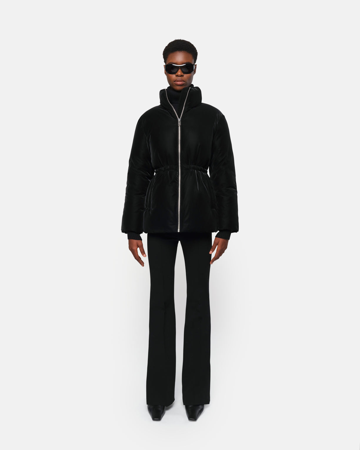 Cecilia Puffer Jacket in Noir – Apparis - Main Image