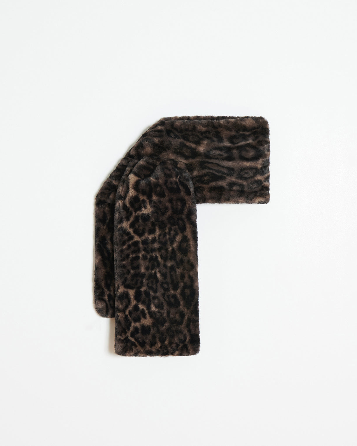 Kai Faux Fur Scarf in Dark Leopard – Apparis