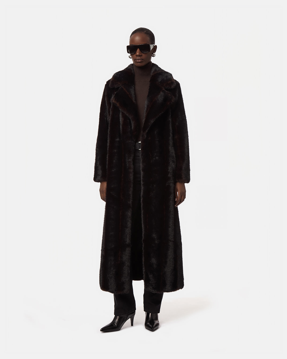 Gabrielle Shaved Mink Maxi Coat – Apparis