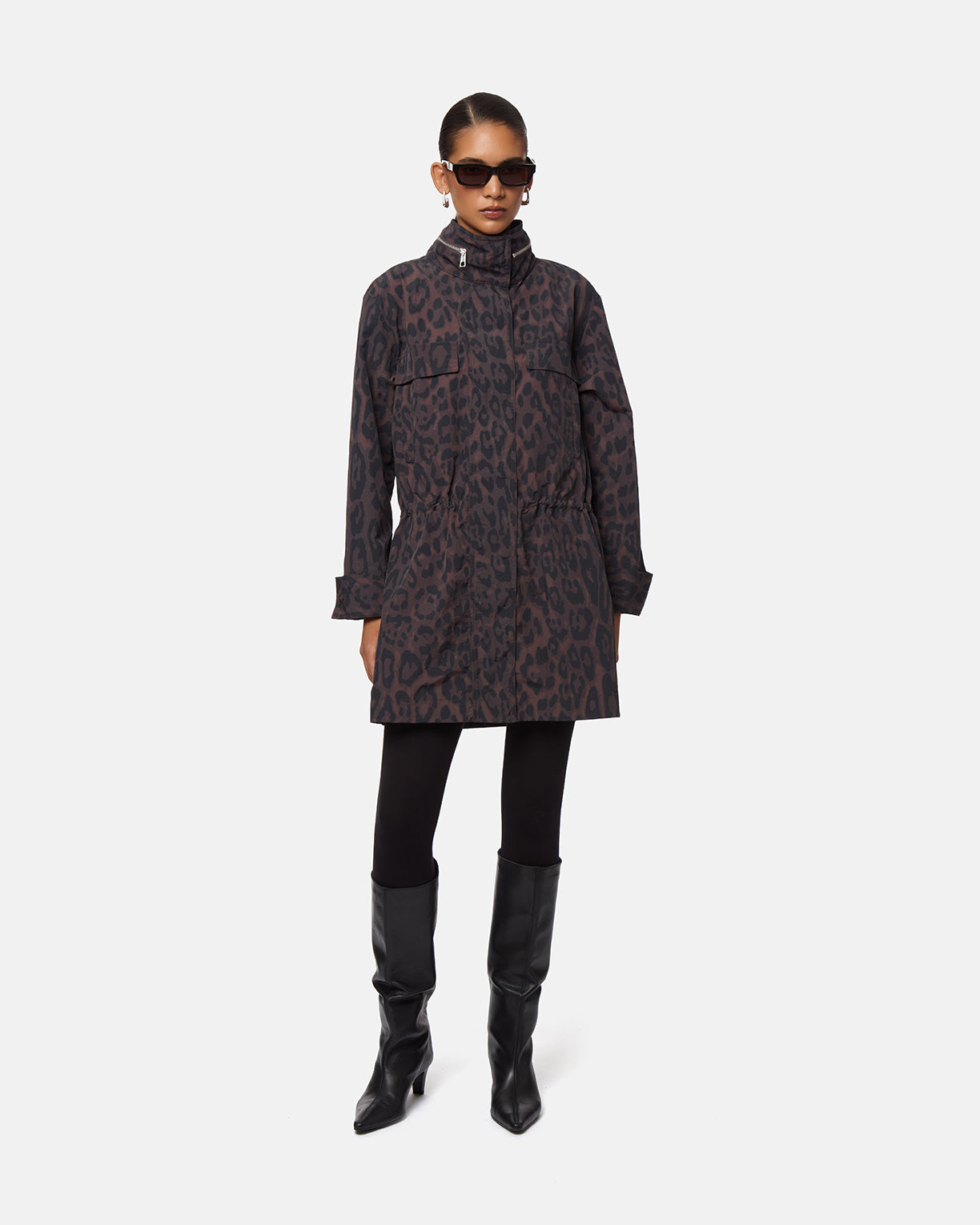 Bea Leopard Rain Jacket – Apparis