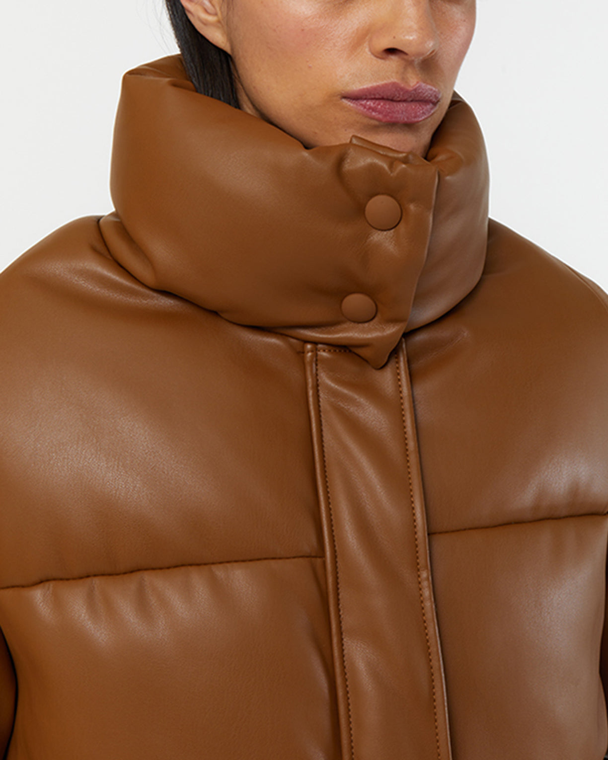 Apparis vegan leather puffer on sale