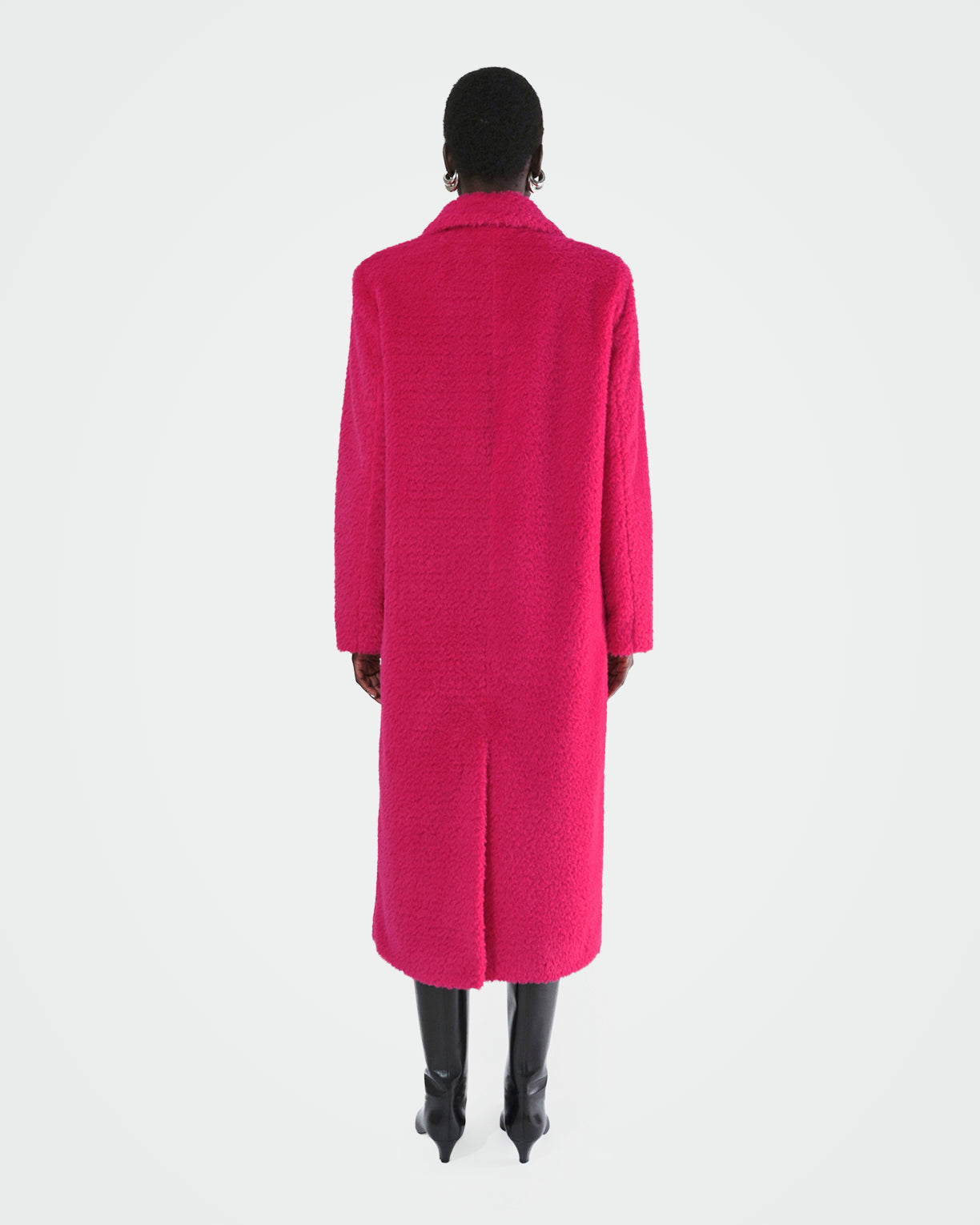 Astrid Coat Shocking Pink – Apparis