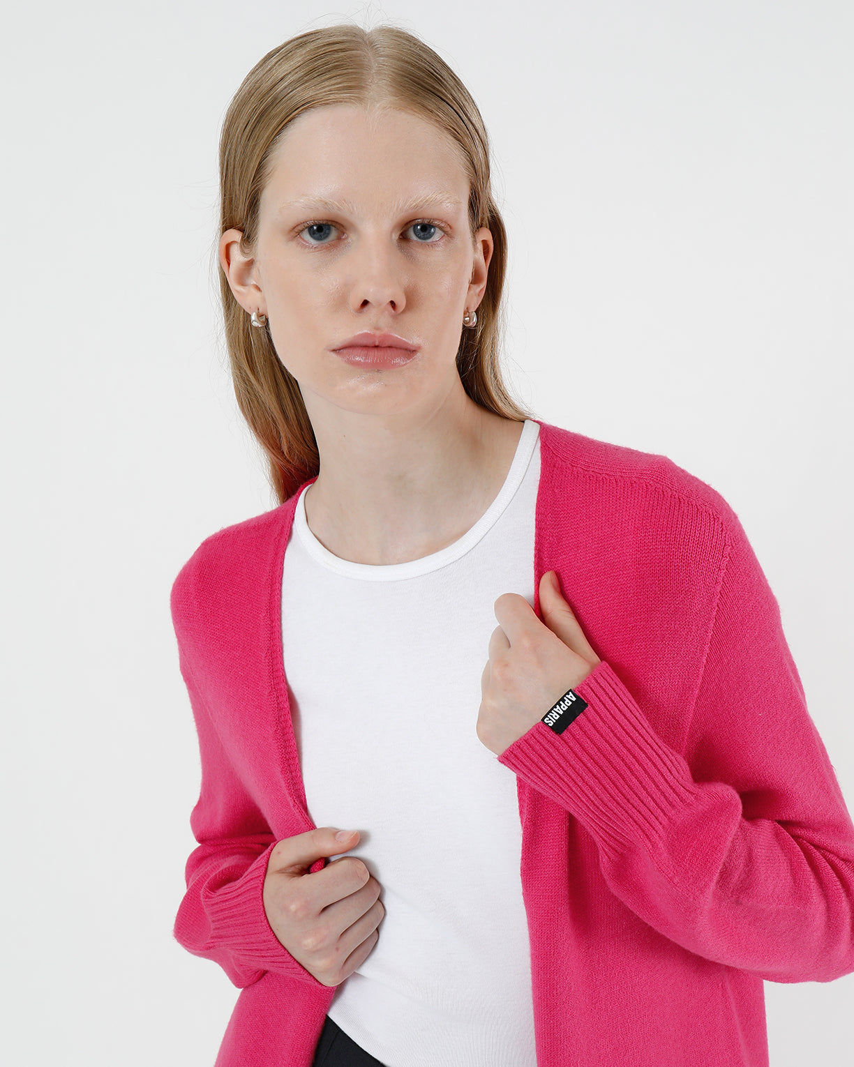 Shocking hot sale pink cardigan