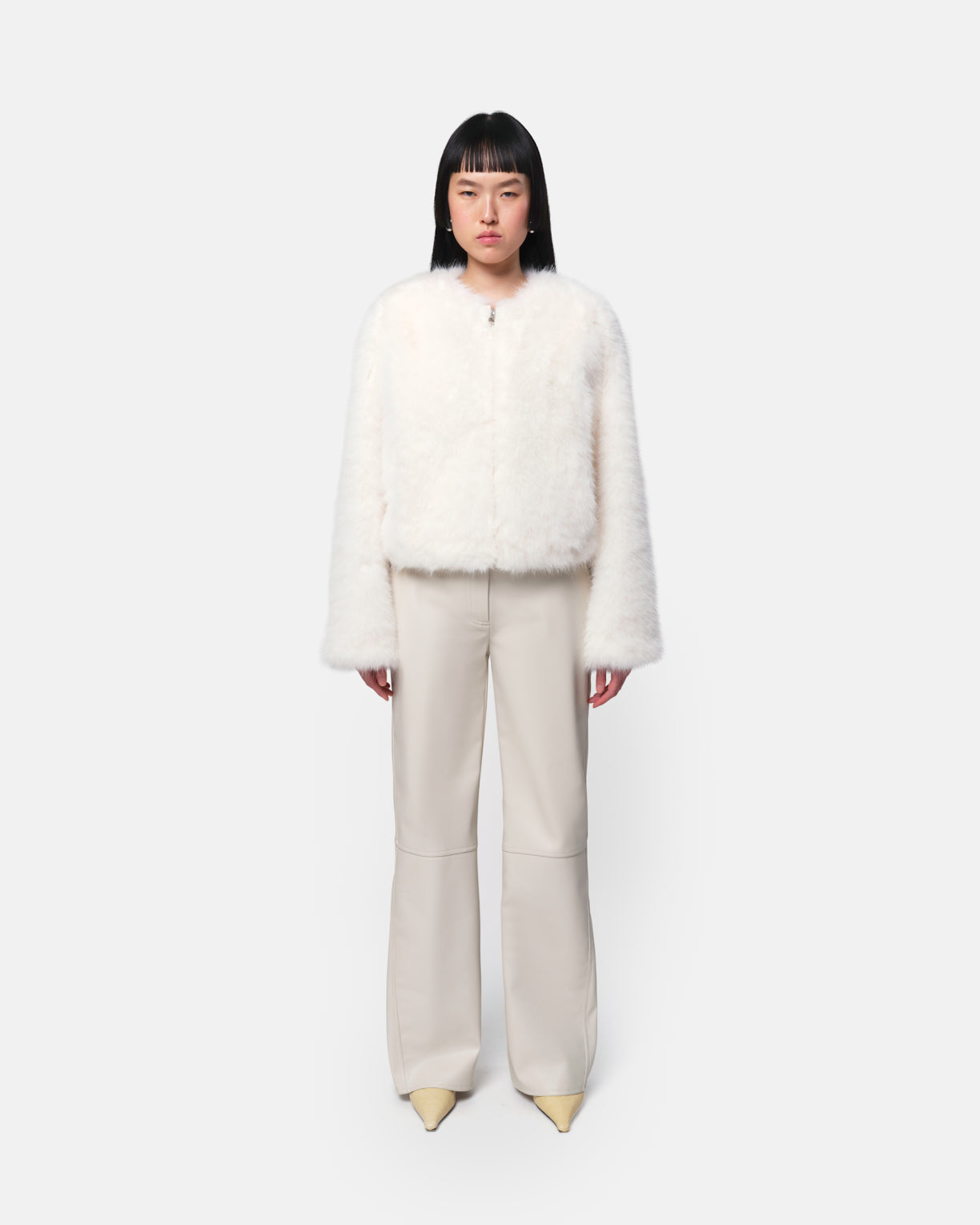 apparis Uma Coat Blanc