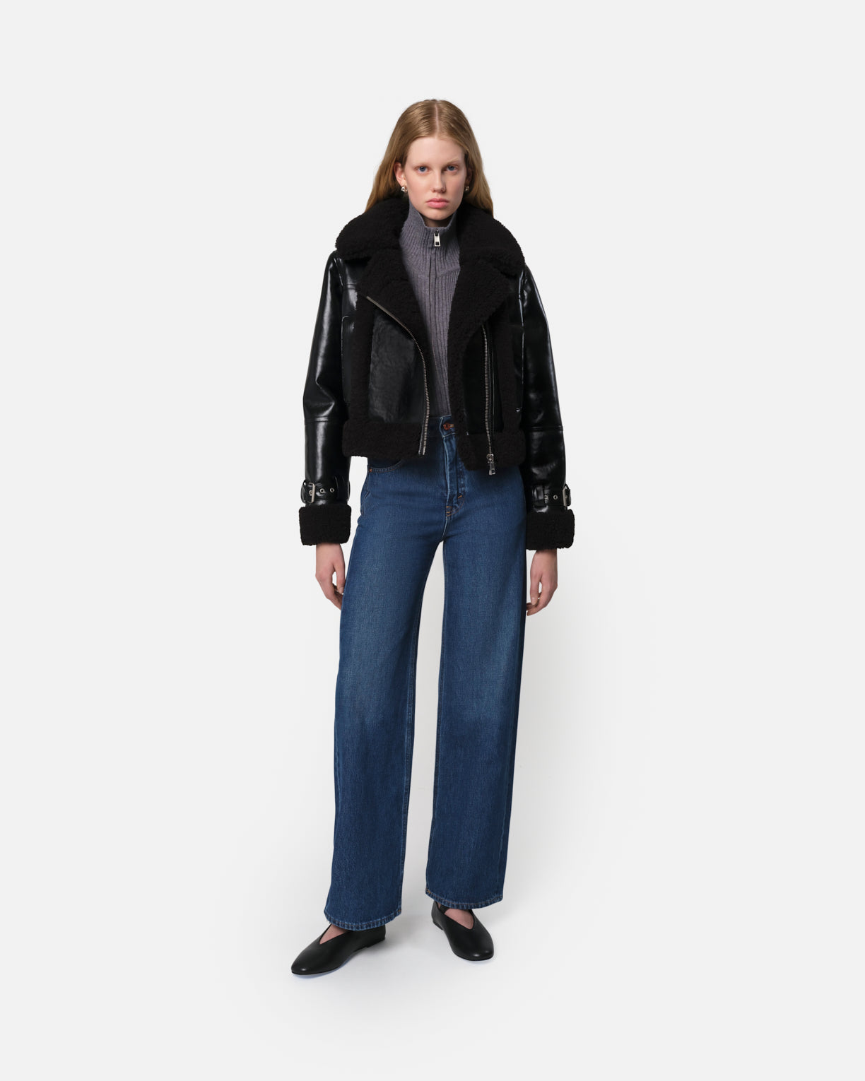 apparis Jay Moto Jacket Noir