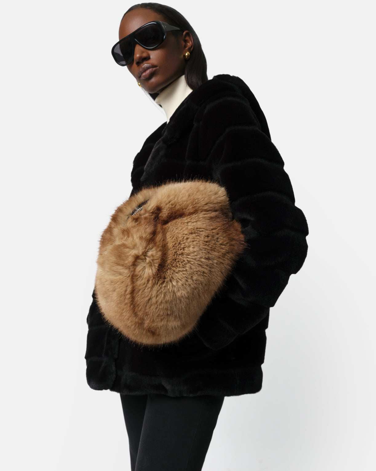 Herlipto  Faux Fur Coat S ブラック Her lip to - Herlipto Winter Love Faux Fur Coatの通販 by