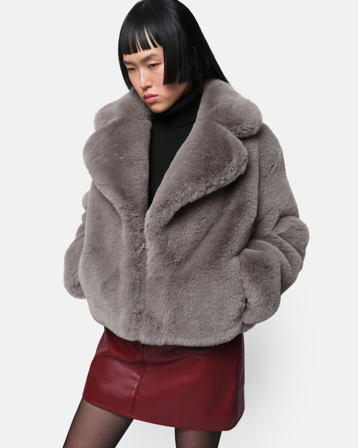 herlipto  Faux Fur Coat 正規品 値下げ！Herliptoのfaux fur reversible coat レディース