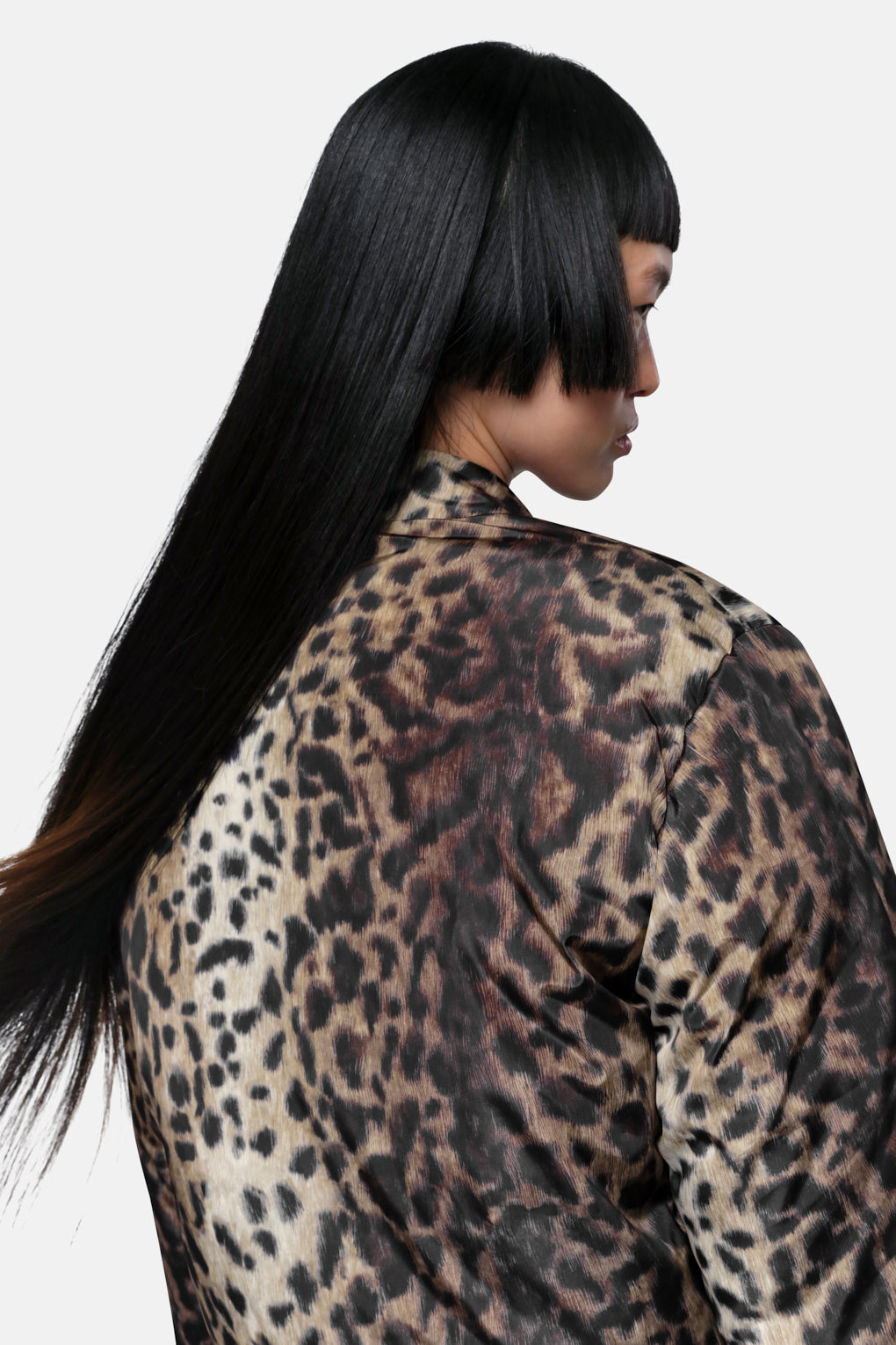 Leni Puffer Jacket in Leopard – Apparis