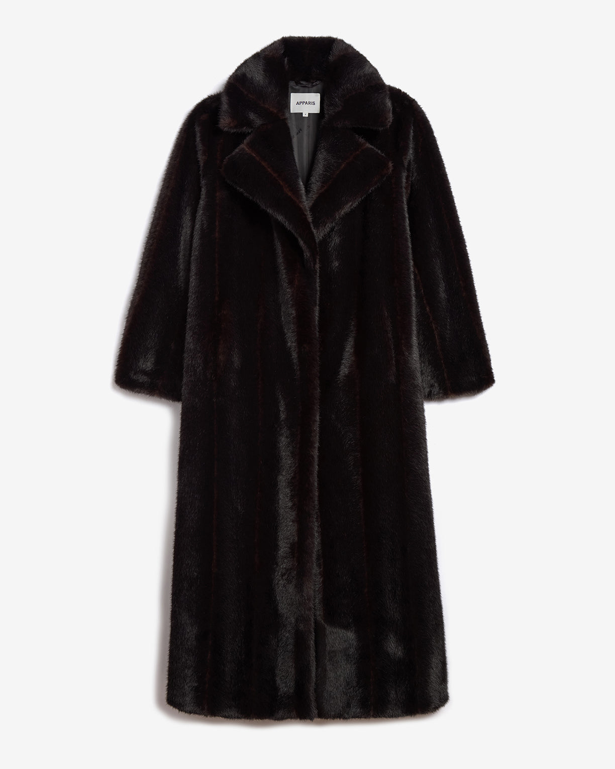 Gabrielle Shaved Mink Maxi Coat – Apparis