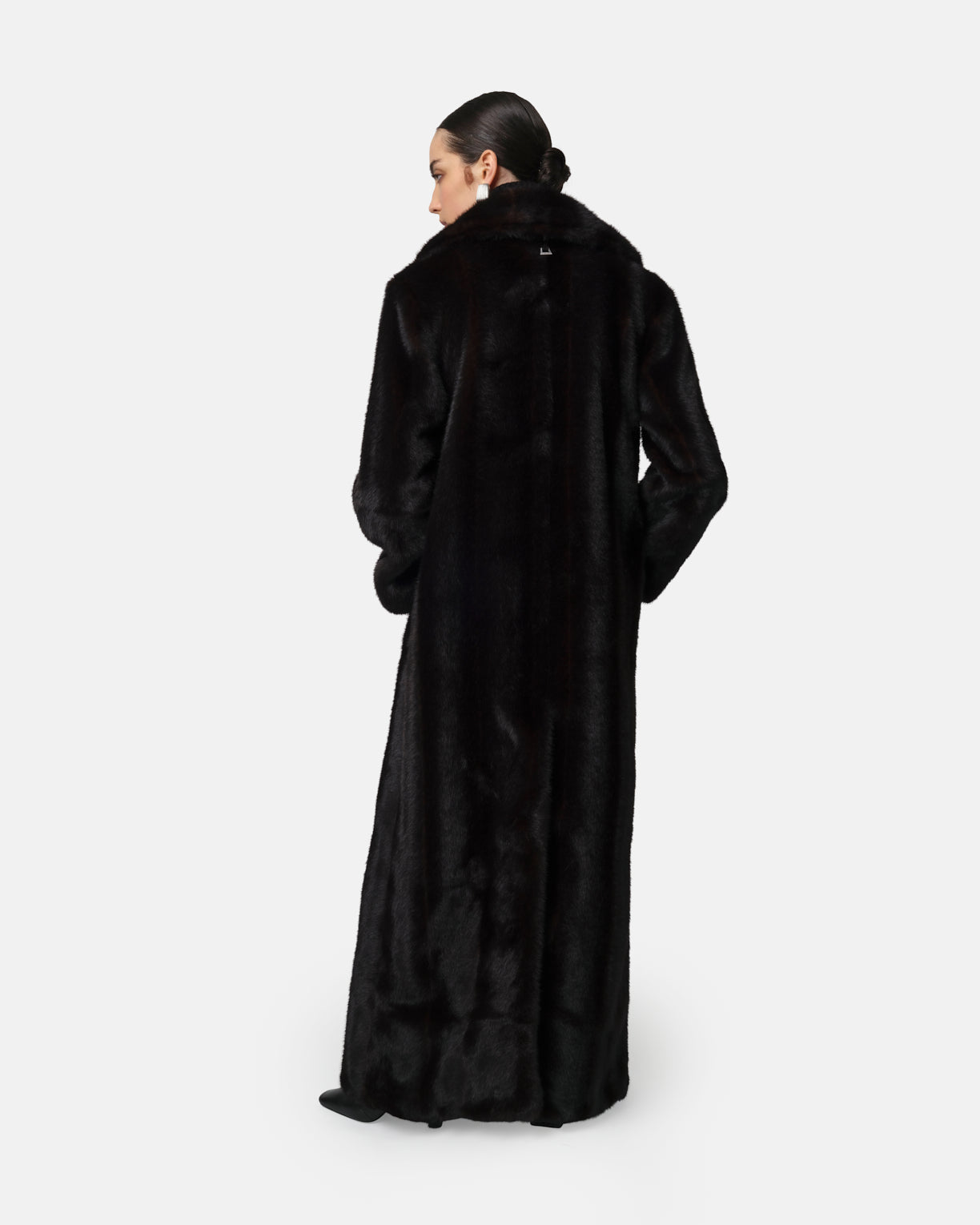 Gabrielle Shaved Mink Maxi Coat – Apparis