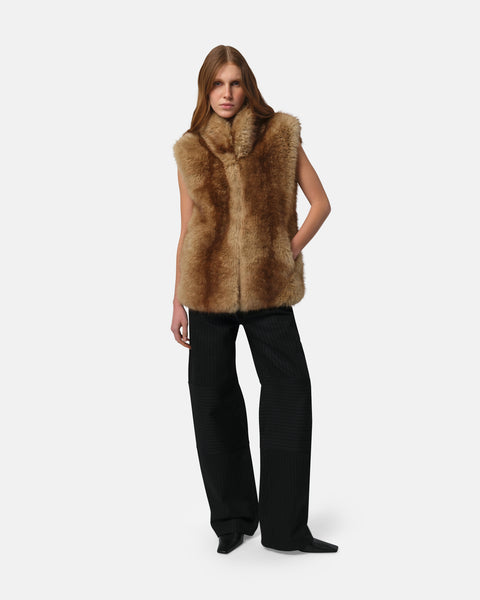 Laila Mink Vest – Apparis