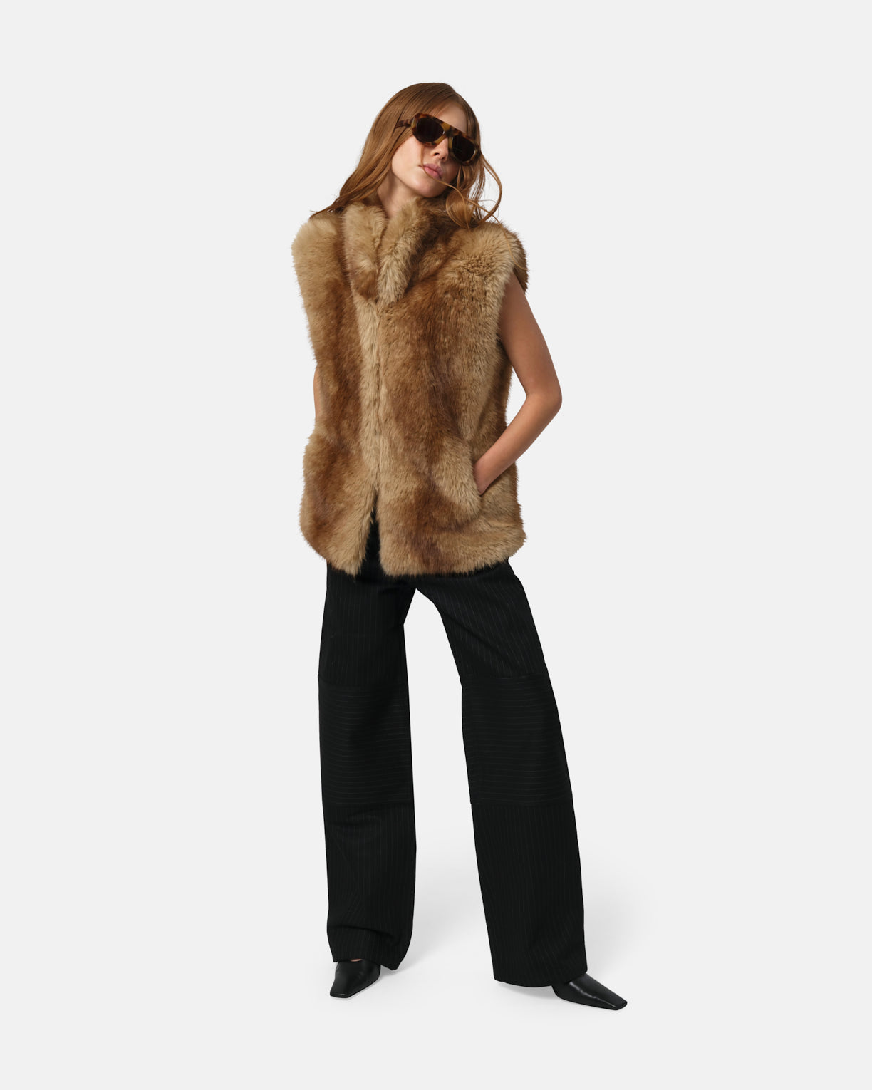 Laila Mink Vest – Apparis