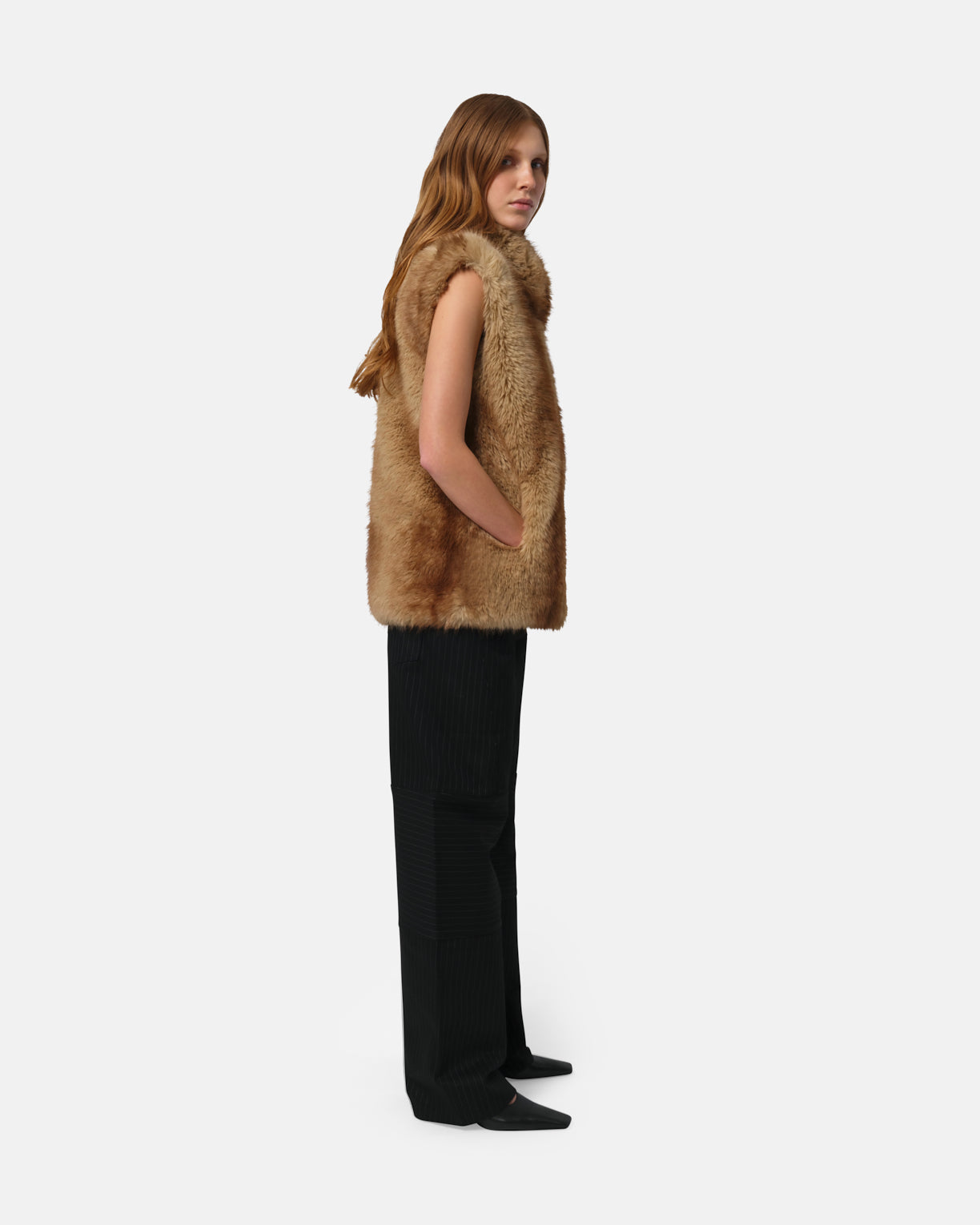 Laila Mink Vest – Apparis