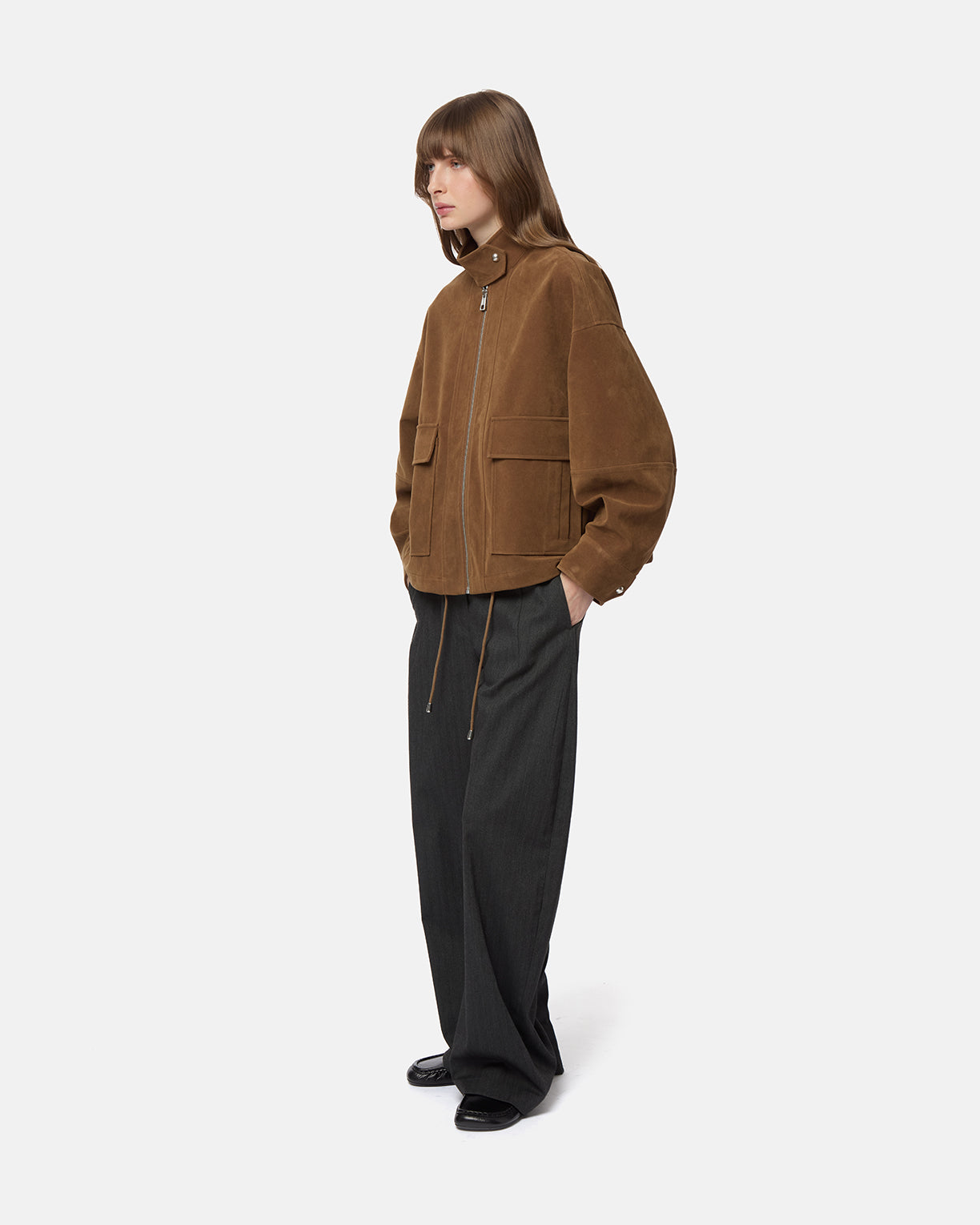 Kate Sans Suede Bomber Jacket – Apparis