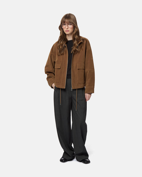 Kate Sans Suede Bomber Jacket – Apparis
