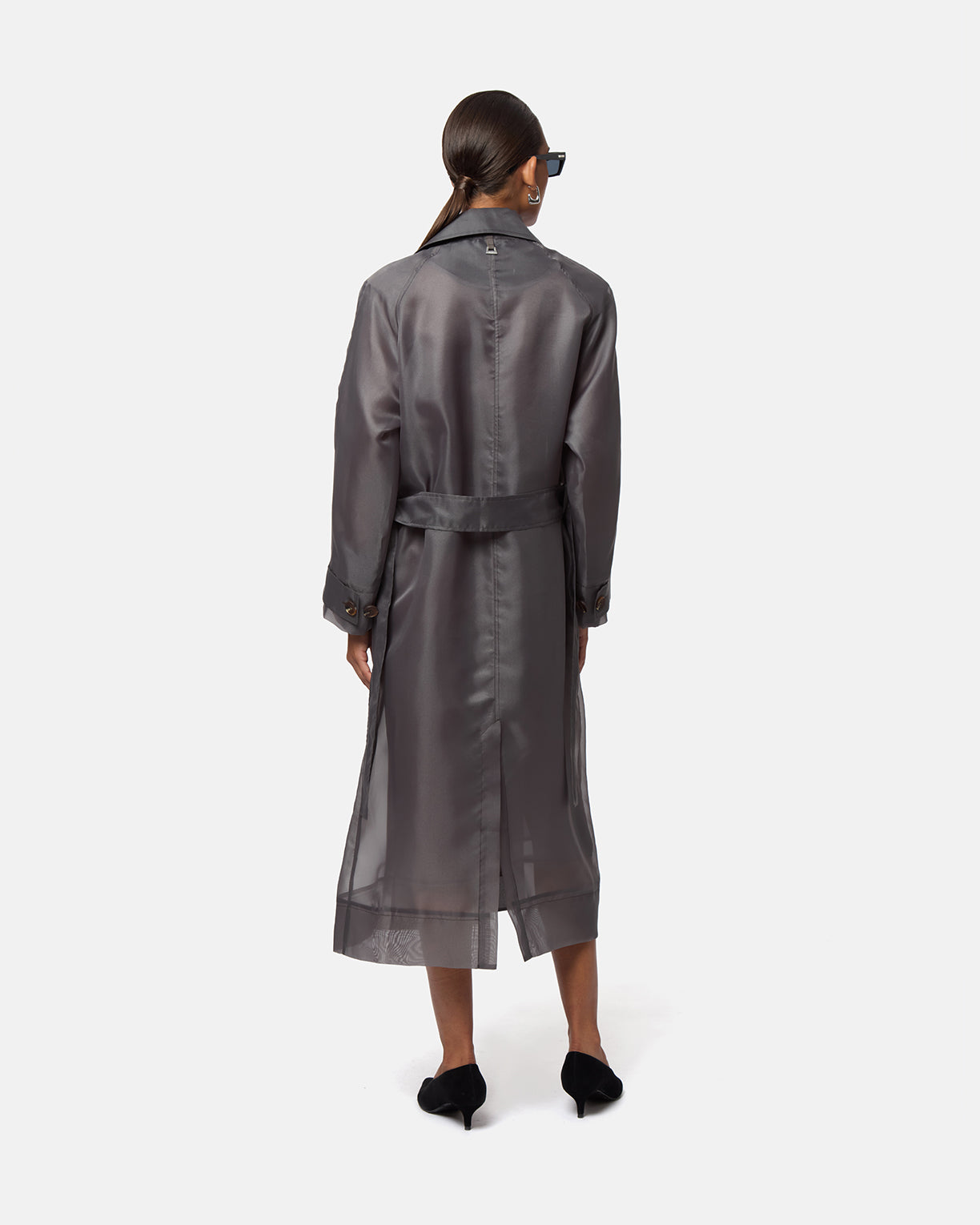 Lana Organza Trench Coat – Apparis
