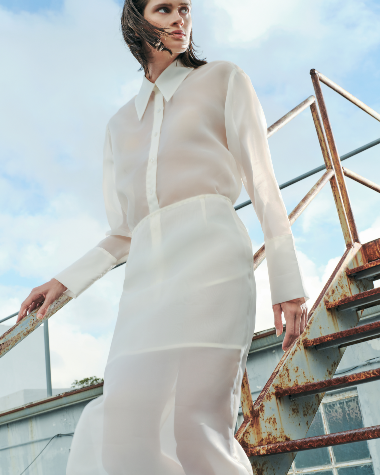 Tyra Organza Shirt – Apparis Tyra Organza Shirt – Apparis