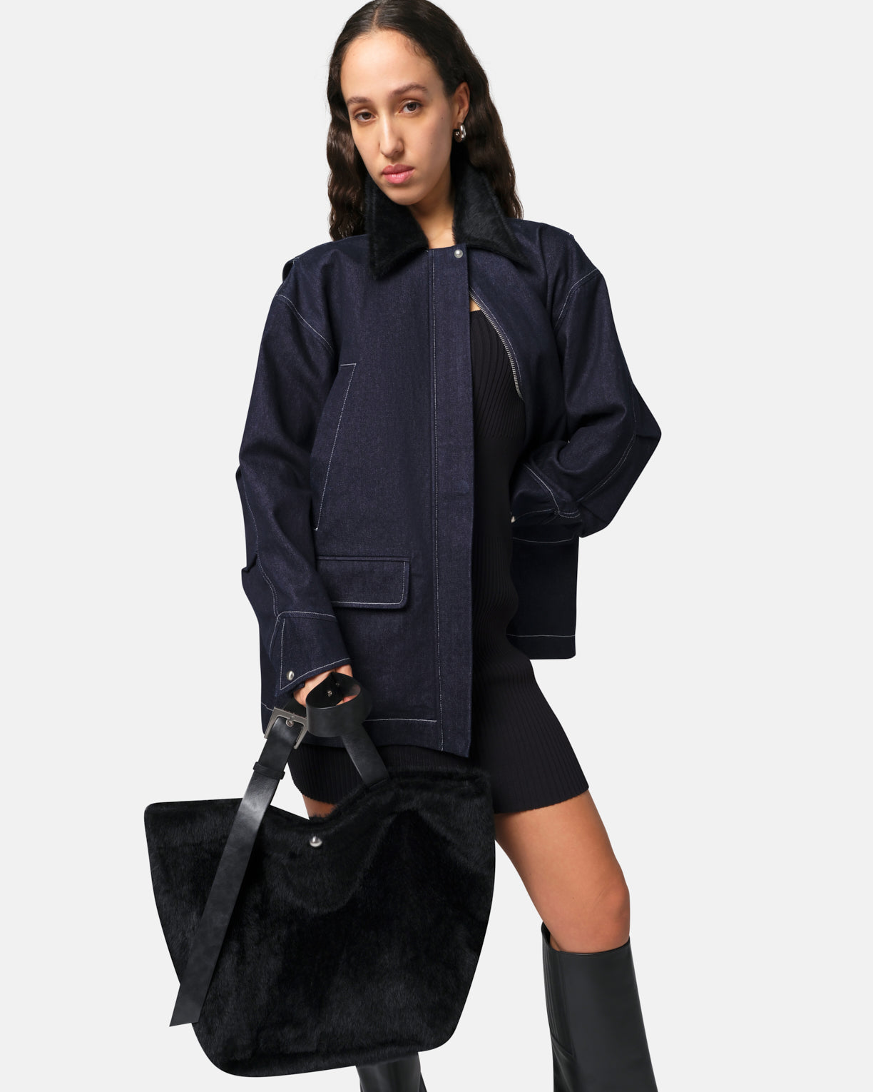 Clive Workwear Jacket Indigo – Apparis